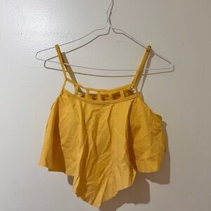 Yellow Women's Bathing-suit Top